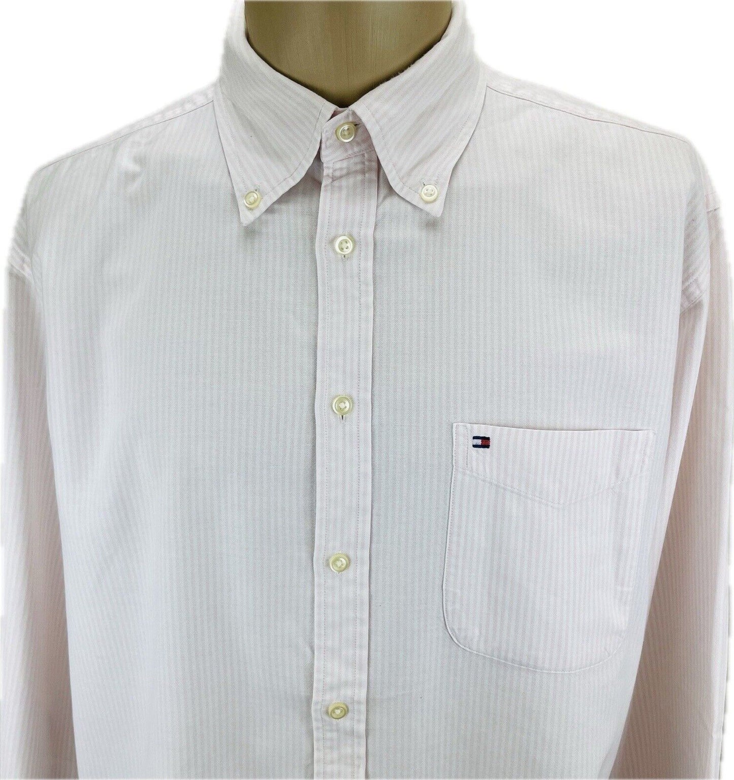 Tommy Hilfiger Hemd XL Oxford Herren Hemden Sweatshirt Poloshirt Vintage USA