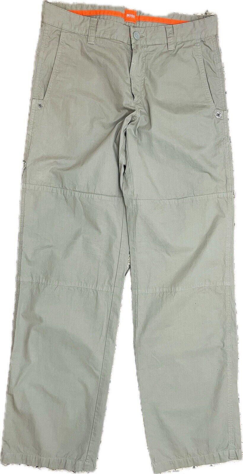 Hugo Boss Chino Gr. 46 Herren Hose Männer Hosen Jeans Orange Sommer Cargo