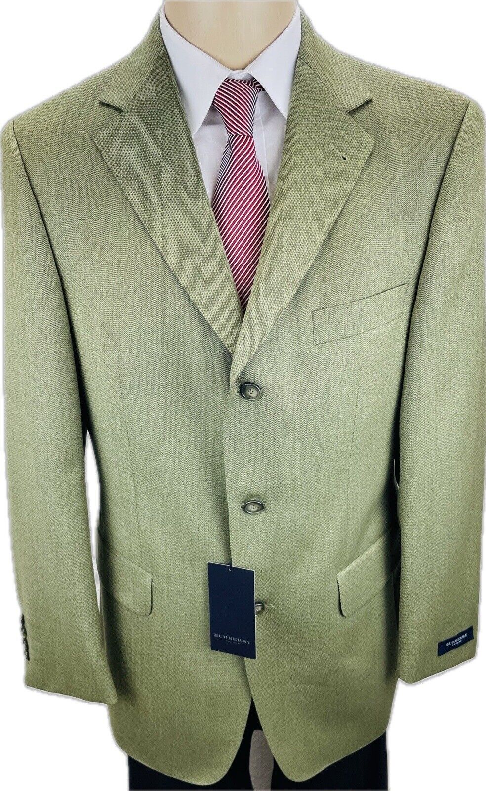 BURBERRY Tweedsakko 50 Herren Jacke Männer Jackett Sakko Anzug Jagd Tweed Neu