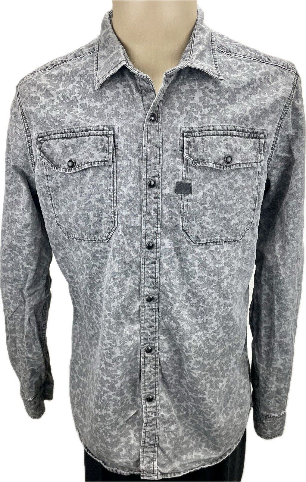 G-Star Jeanshemd L Herren Hemden Oxford Männer Sweatshirt Poloshirt USA Raw