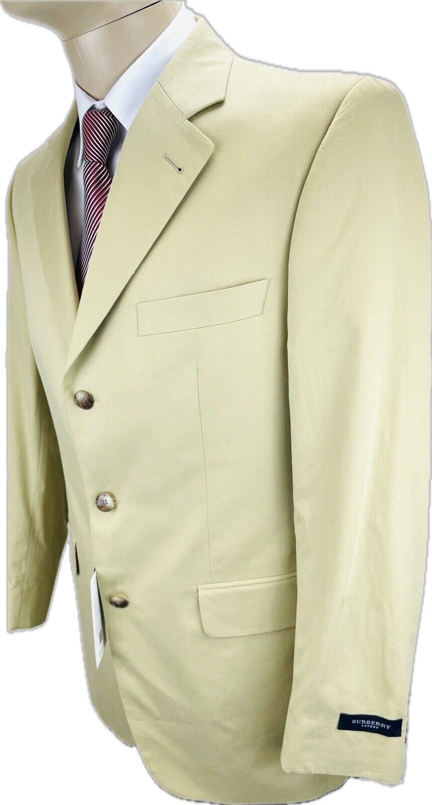 BURBERRY Sakko 50 Herren Jacke Männer Jackett Sakko Anzug Jagd Tweed Kariert Neu
