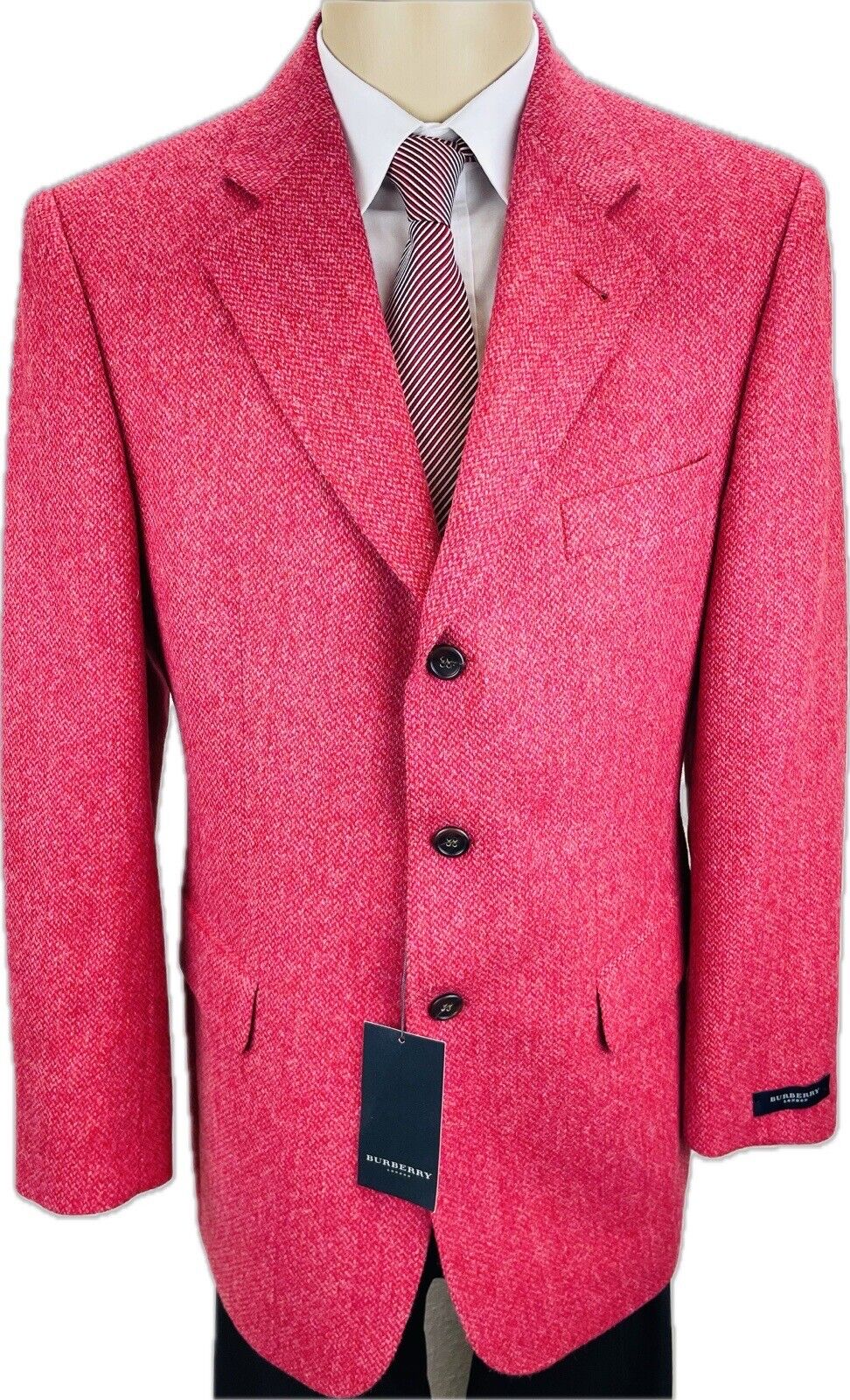 BURBERRY Tweedsakko 50 Herren Jacke Männer Jackett Sakko Anzug Jagd Tweed Neu