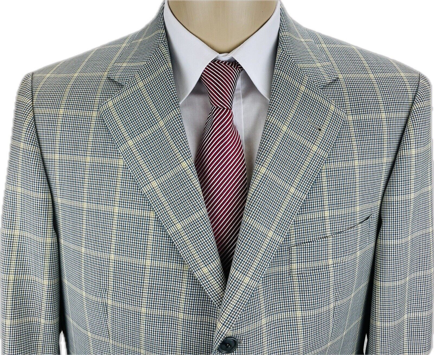BURBERRY Sakko 50 Herren Jacke Männer Jackett Sakko Anzug Jagd Tweed Kariert Neu