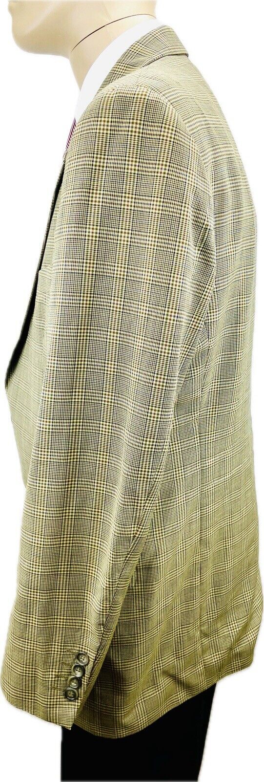 BURBERRY Sakko 52 Kariert Herren Jacke Jackett Sakko Anzug Jagd Tweed Vintage