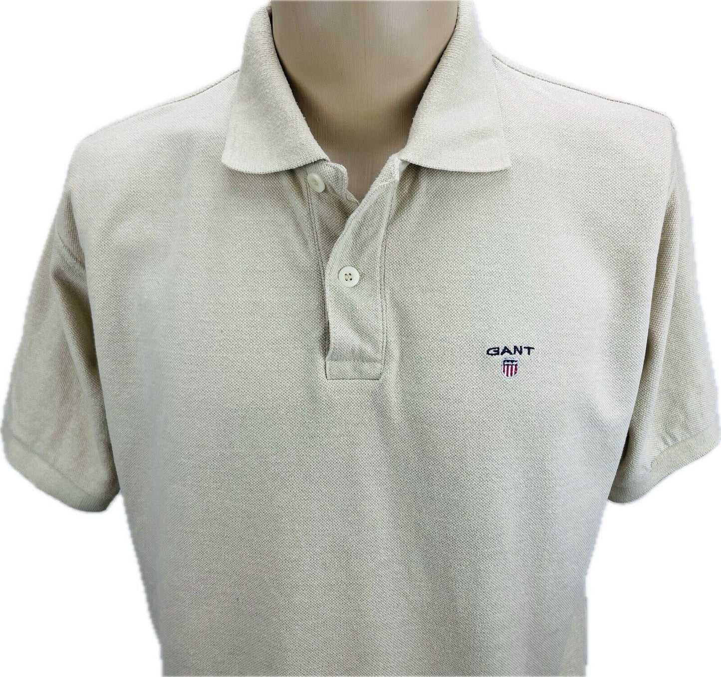 GANT Poloshirt Gr. XL Herren T-Shirt Männer Sweatshirt Hemd Polo Vintage USA Y2K