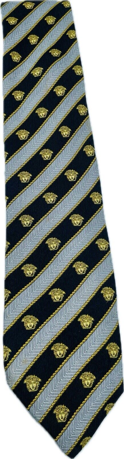 Versace Seidenkrawatte Herren Krawatten Binder Schlips Vintage Seide Retro