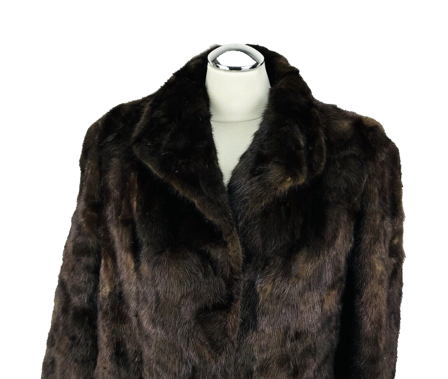 Saga Mink Nerzjacke Gr. 42 L Damen Pelzmantel Echt Pelz Pelzjacke Nerzpelz Nerz