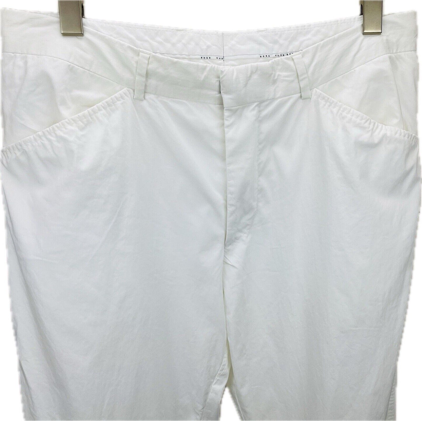 Hugo Boss Chino Gr. 98 Herren Hose Männer Hosen Jeans Business Sommer Weiß