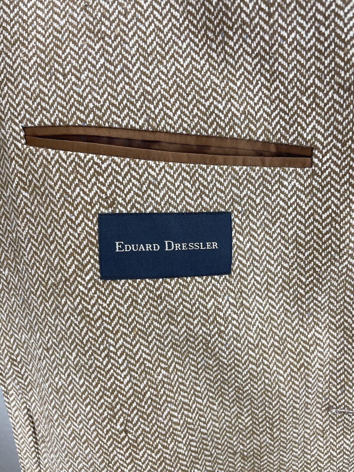 Eduard Dressler Tweedsakko Kaschmir 50 Herren Männer Jackett Sakko Anzug Jagd