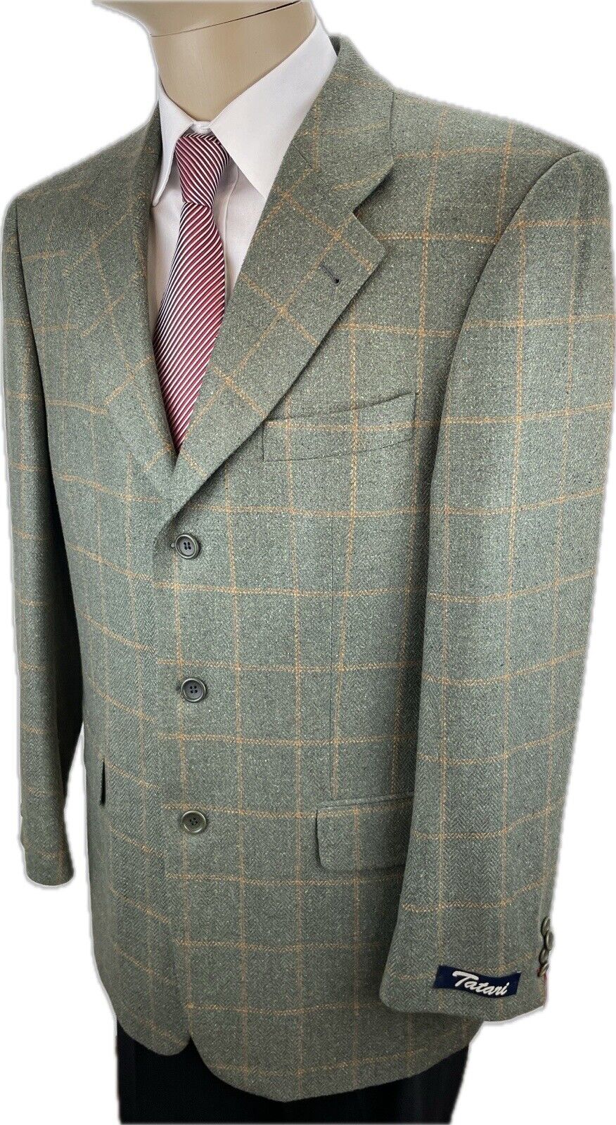 Ermenegildo Zegna Tweedsakko Seide 50 Herren Männer Jackett Sakko Anzug Jagd