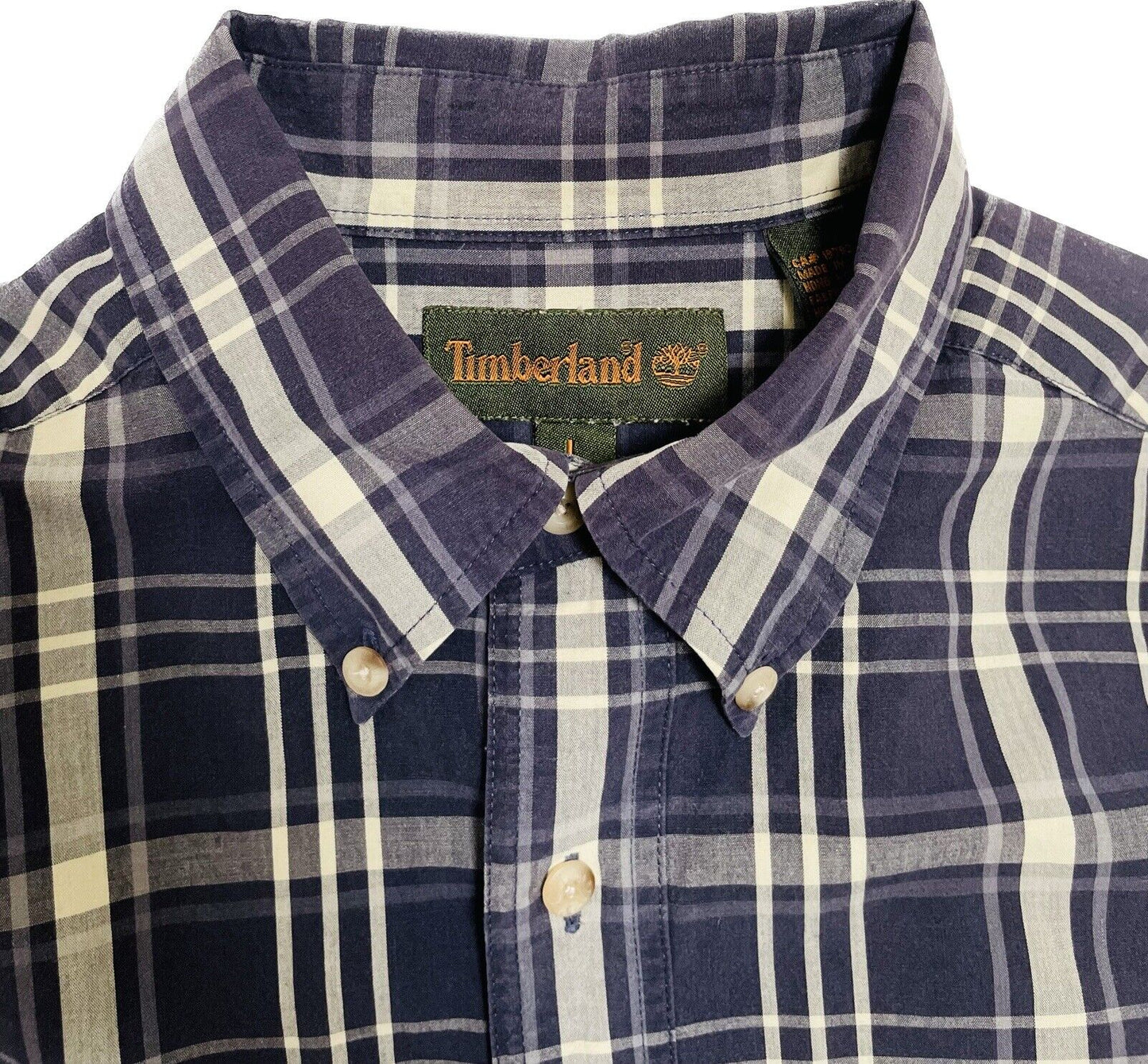 Timberland Hemd Gr. L Herren Hemden Männer Sweatshirt Poloshirt Outdoor Vintage