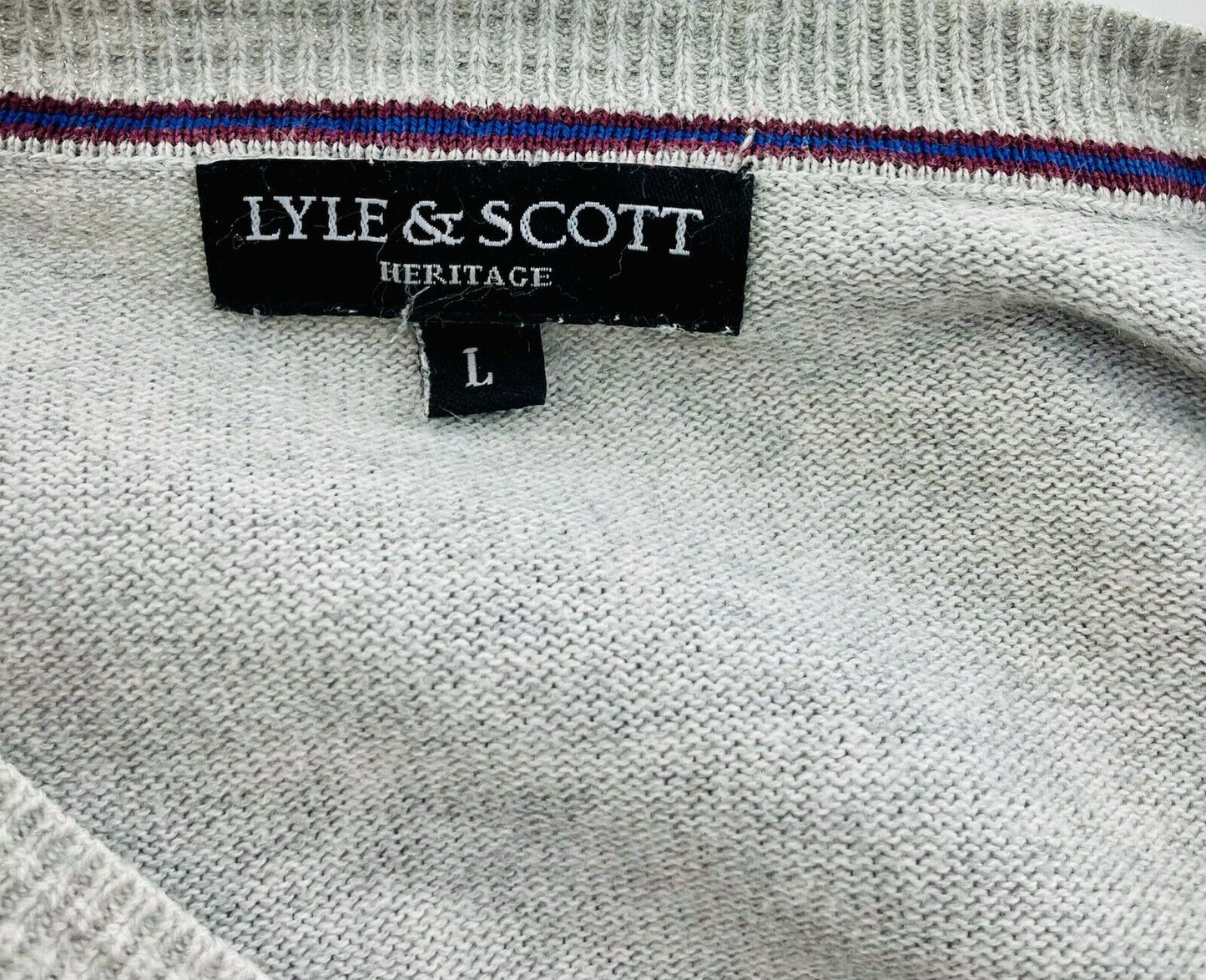 Lyle & Scott Pullover Gr. L Herren Pulli Männer Sweatshirt Shirt Golf Hooligan