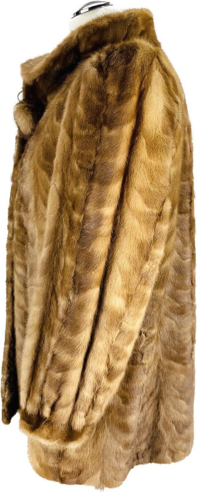 Saga Mink Nerzjacke Gr. 42 L Damen Pelzmantel Echt Pelz Pelzjacke Nerzpelz Nerz
