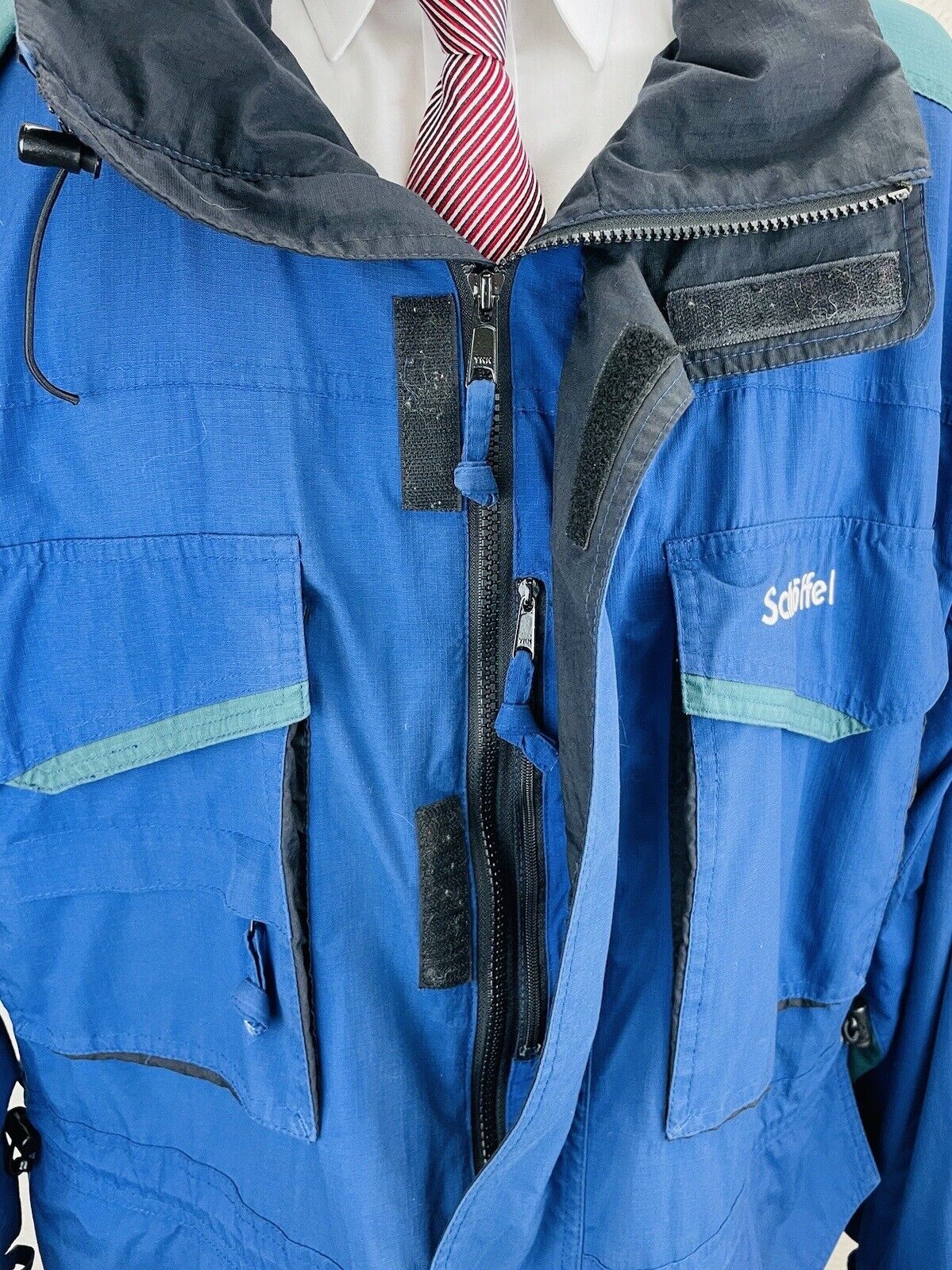 Schöffel Jacke L Herren Outdoor Parka Mantel Jacken Vintage 90s Y2K Venturi