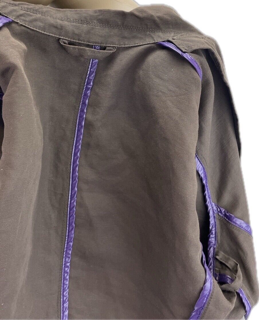 Moncler Leinenblazer Gr. 38 M 1 Damen Jacke Blazer Jacken Kostüm Frauen Leinen