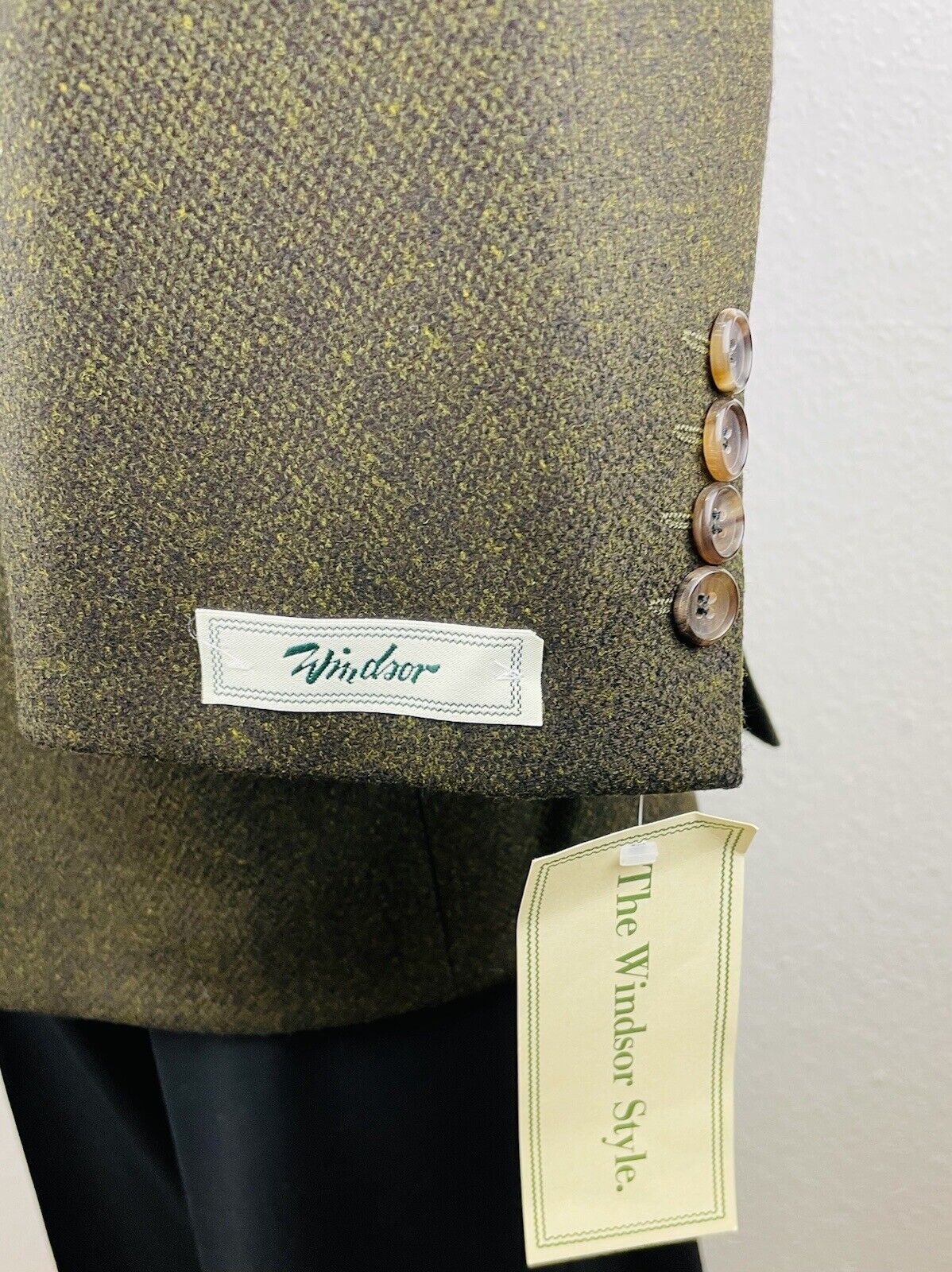Loro Piana Tweedsakko 50 Herren Männer Jackett Jacke Sakko Jagd Tweed Anzug
