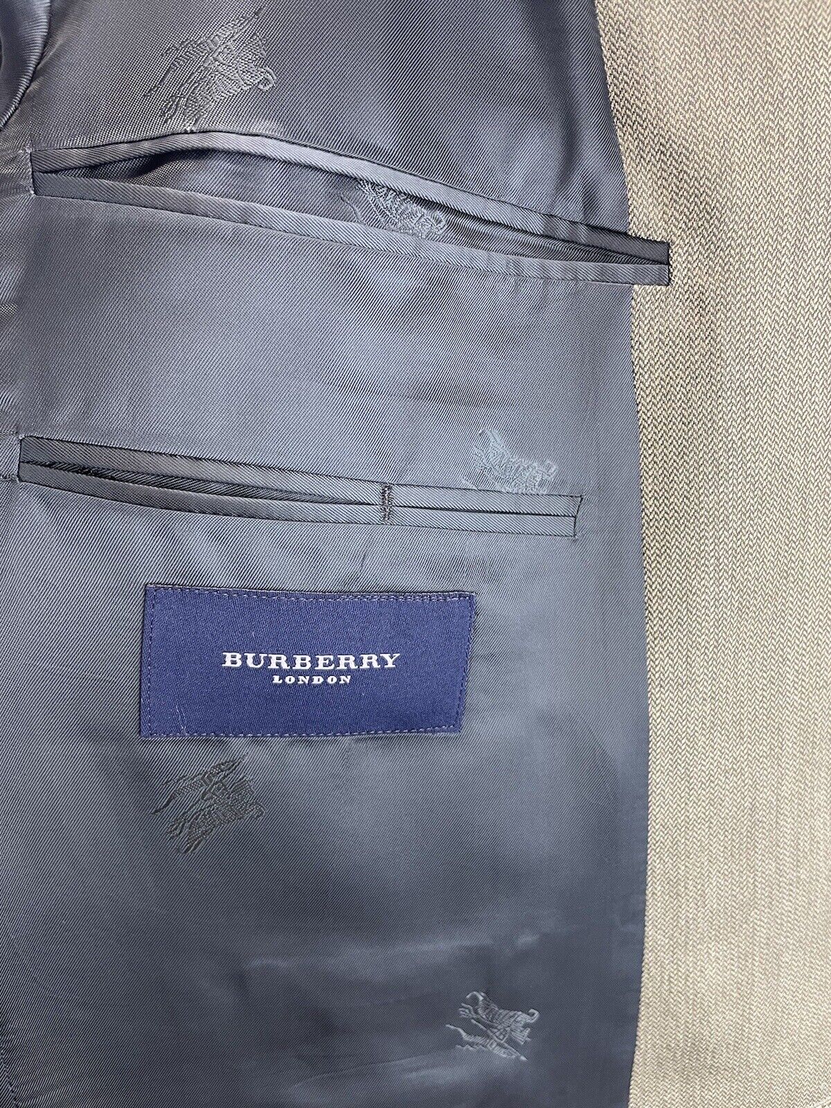 BURBERRY Tweedsakko 50 Herren Jacke Männer Jackett Sakko Anzug Jagd Tweed Neu