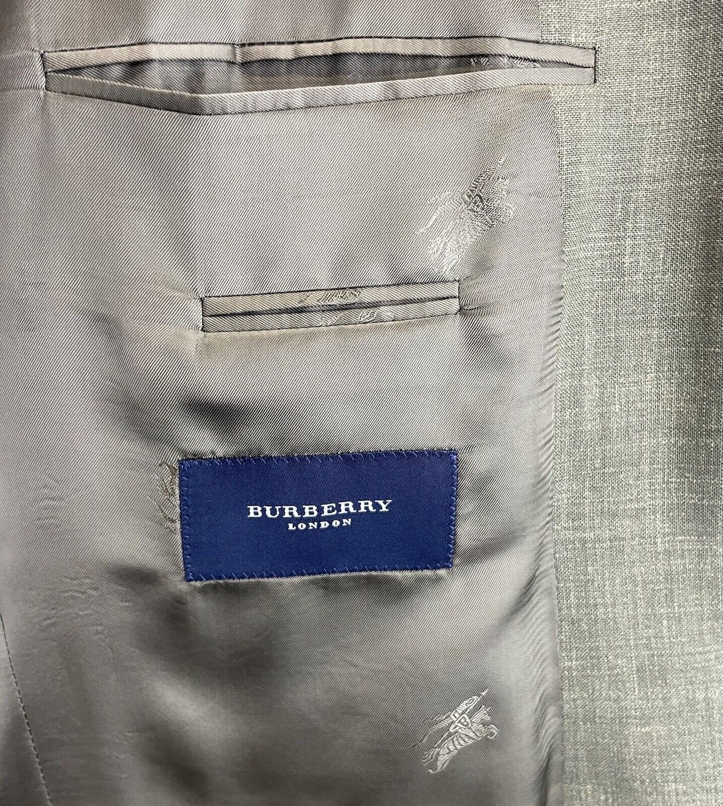 BURBERRY Leinensakko 50 Herren Jacke Männer Jackett Sakko Anzug Jagd Leinen Neu