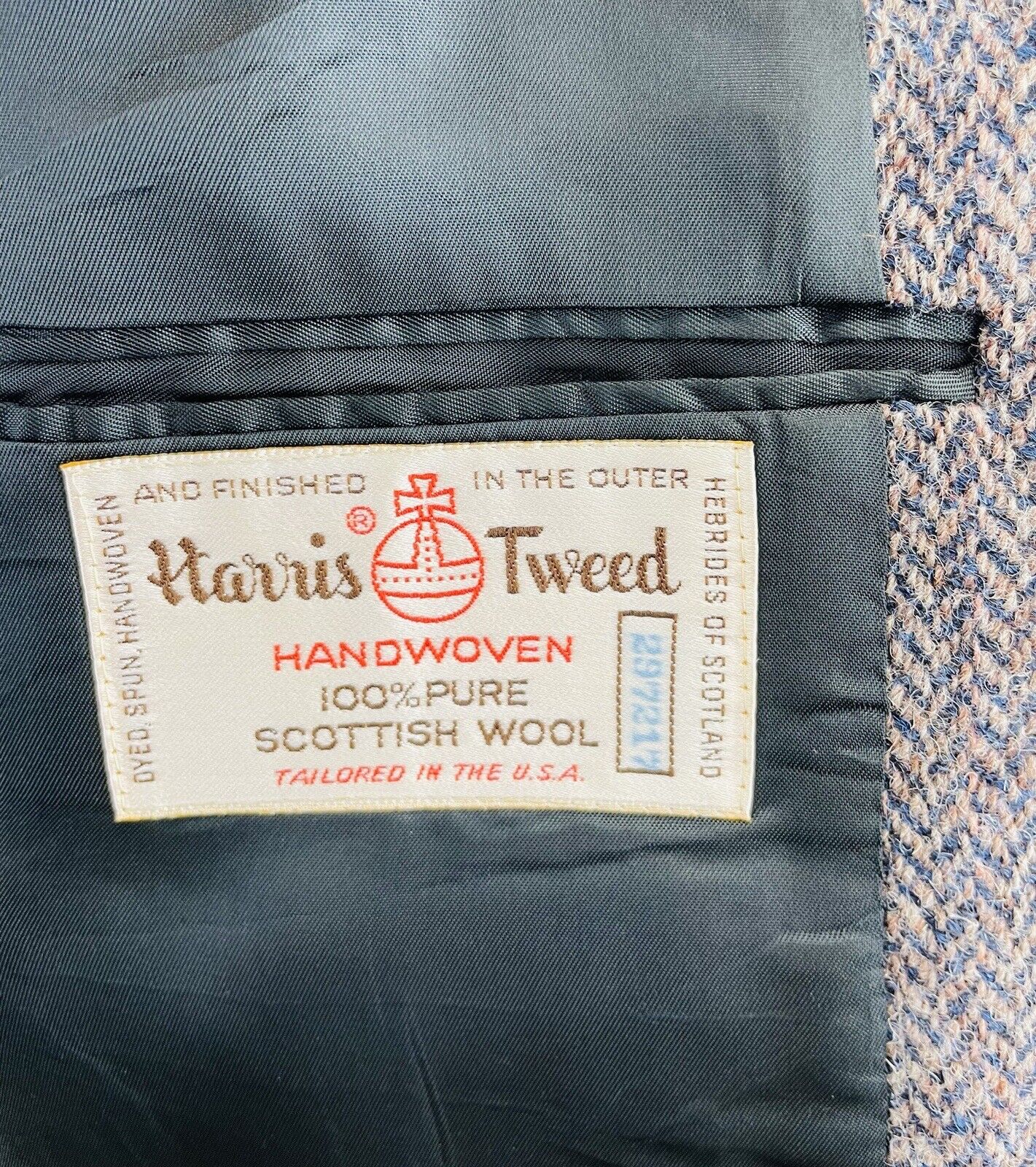 Harris Tweed Tweedsakko 52 Herren Männer Jackett Jacke Anzug Sakkos Jagd Vintage