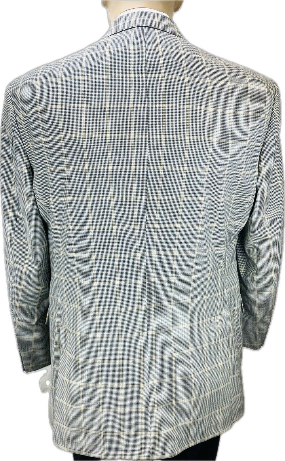 BURBERRY Sakko 50 Herren Jacke Männer Jackett Sakko Anzug Jagd Tweed Kariert Neu