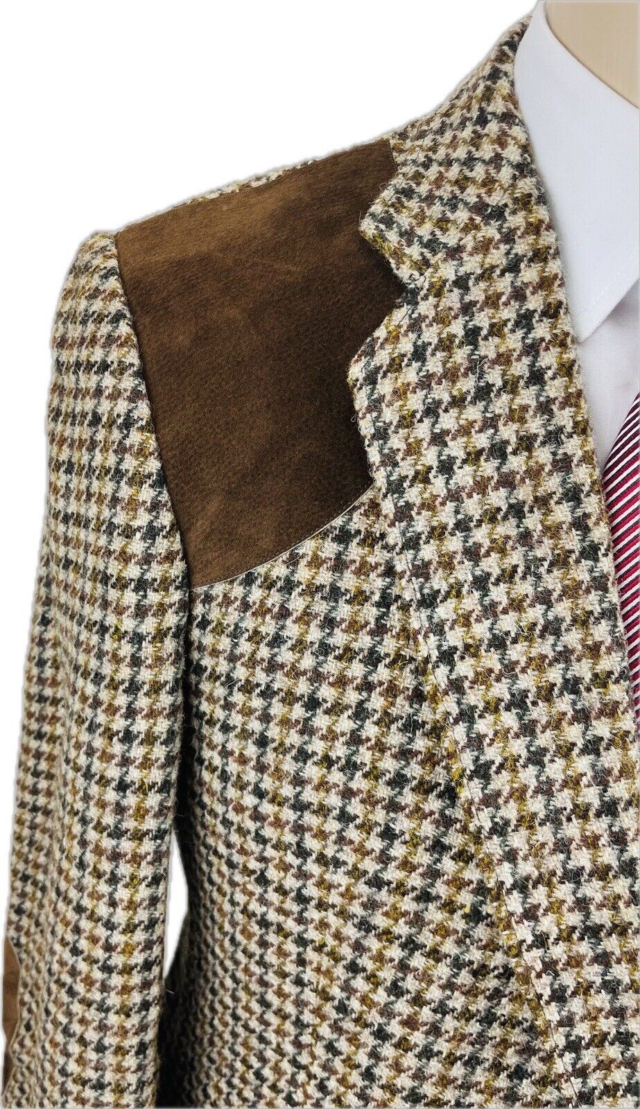 Harris Tweed Tweedsakko 52 Herren Schießjacke Jackett Jacke Sakkos Jagd Vintage