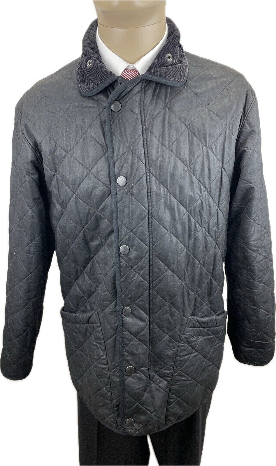BARBOUR Steppjacke L Polar Quilts Herren Parka Mantel Jacken Wachsjacke Jagd