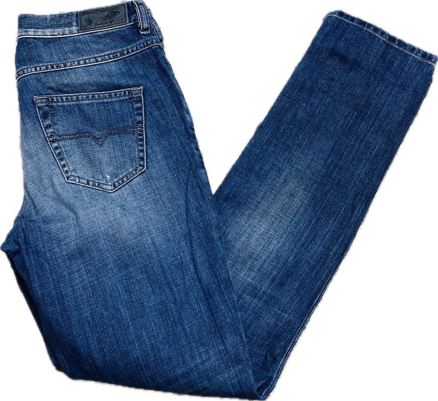DIESEL Belthy Jeans W25 L30 Damen Jeanshose Low Waist Hose Frauen Skinny Slim
