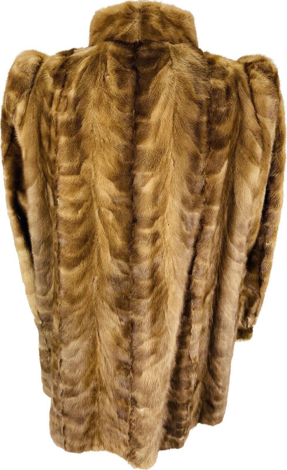 Saga Mink Nerzjacke Gr. 42 L Damen Pelzmantel Echt Pelz Pelzjacke Nerzpelz Nerz