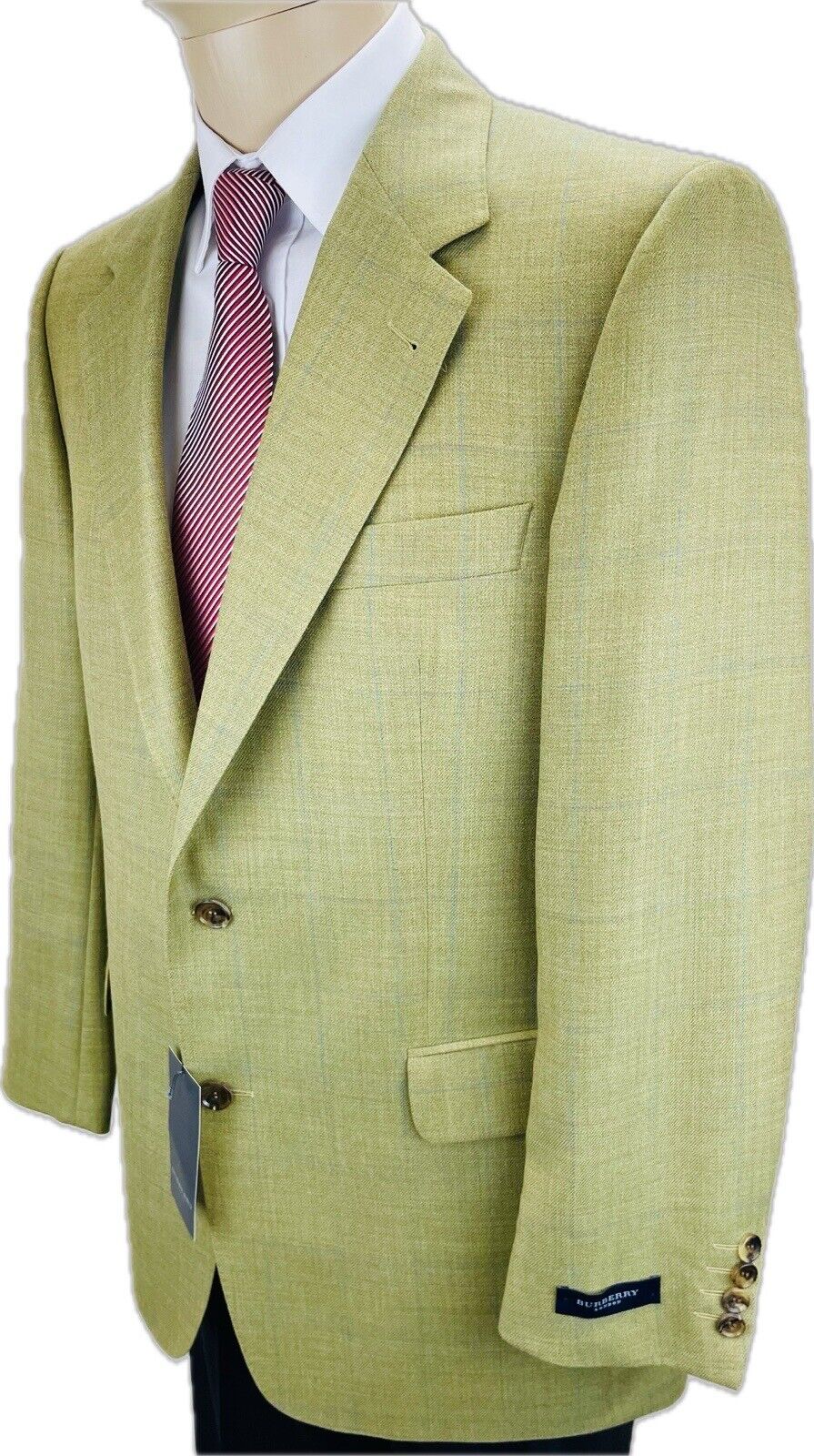 BURBERRY Tweedsakko 50 Herren Jacke Männer Jackett Sakko Anzug Jagd Tweed Neu