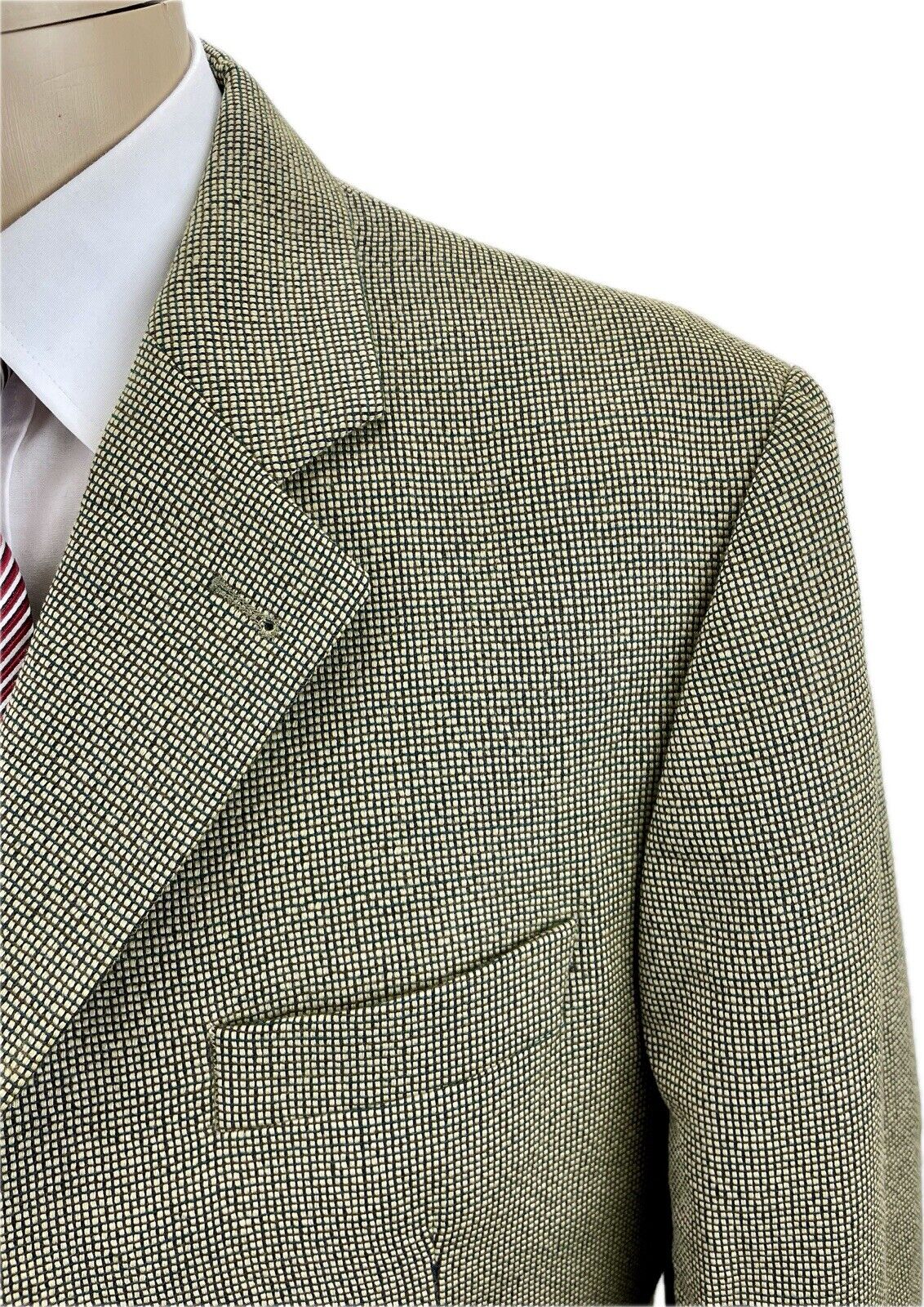 BURBERRY Sakko 26 Kariert Herren Jacke Jackett Sakko Anzug Jagd Tweed Vintage