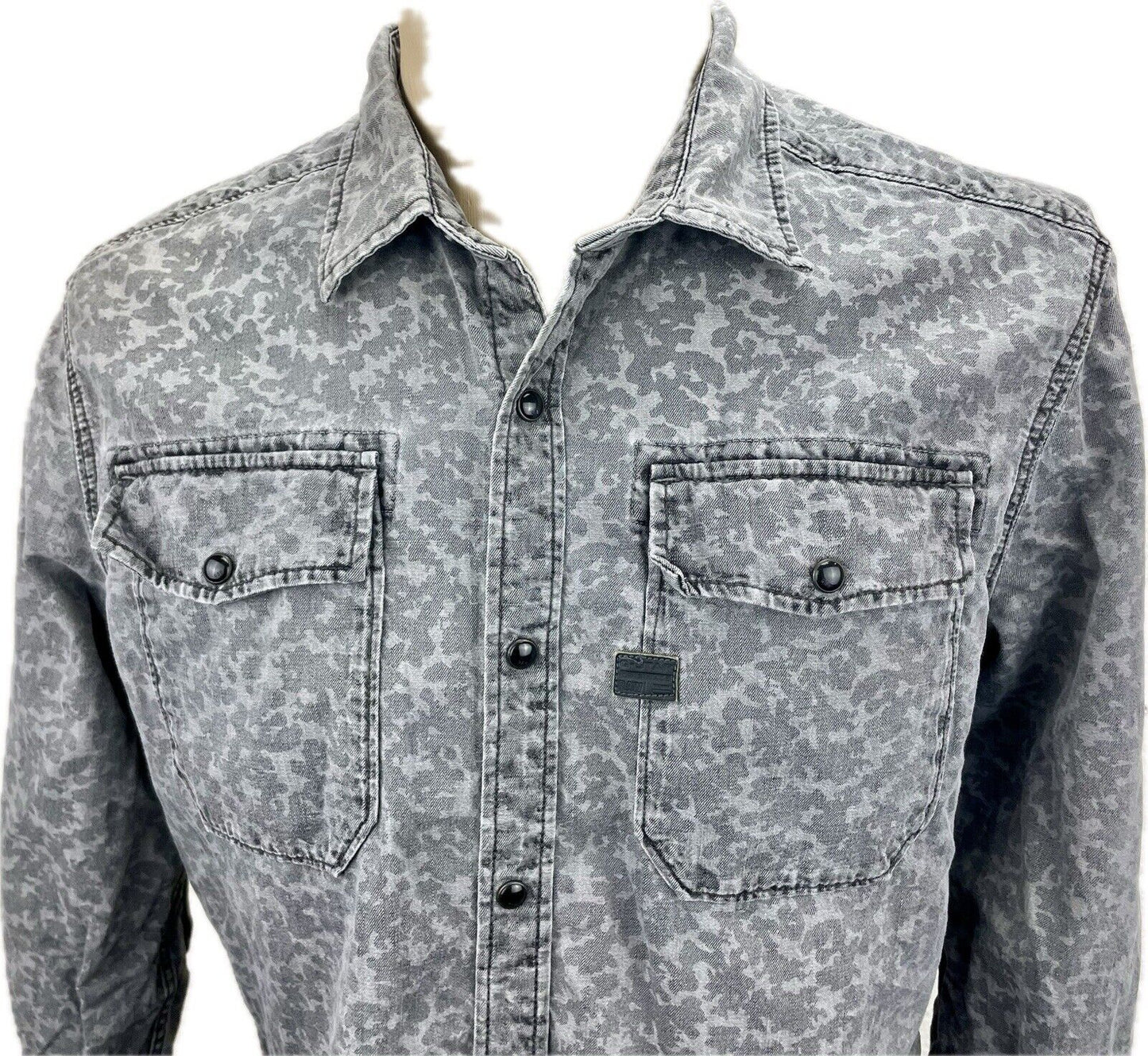 G-Star Jeanshemd L Herren Hemden Oxford Männer Sweatshirt Poloshirt USA Raw