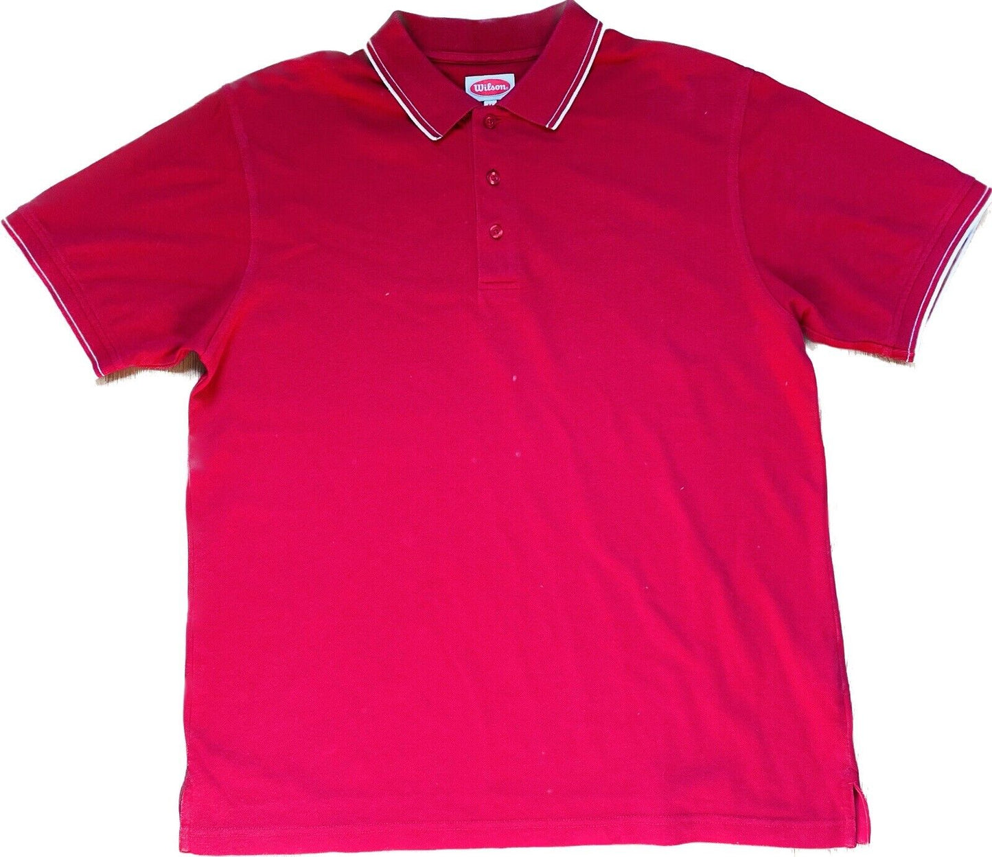 Wilson Poloshirt Gr. M Herren Tennis T-Shirt Männer Sportshirt Golf Sweatshirt