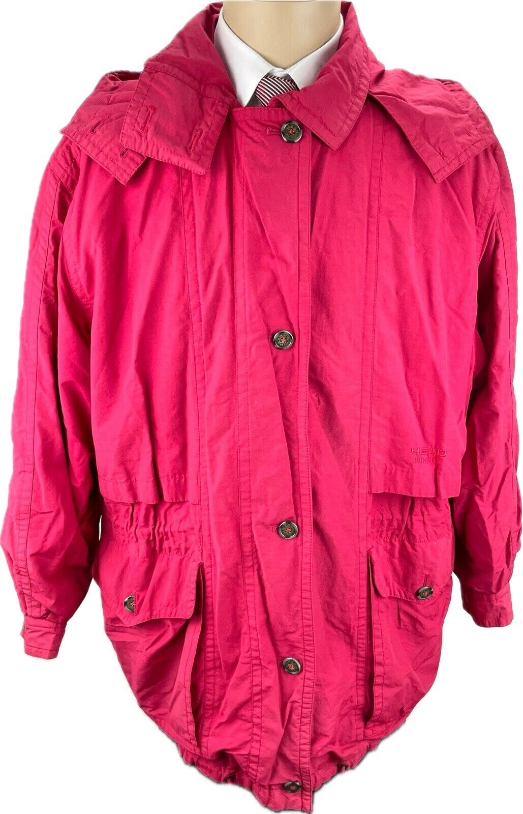 HEAD Jacke M Herren Regenjacke Anorak Männer Jacken Vintage 90s Sportjacke Retro