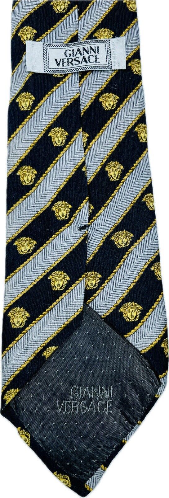 Versace Seidenkrawatte Herren Krawatten Binder Schlips Vintage Seide Retro