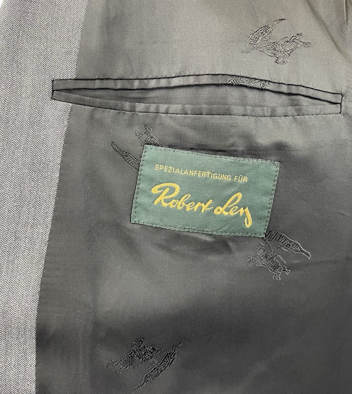 Burberry Anzug 54 Herren Anzüge Smoking Hose Sakko 2-Teiler Vintage Tweed Mantel