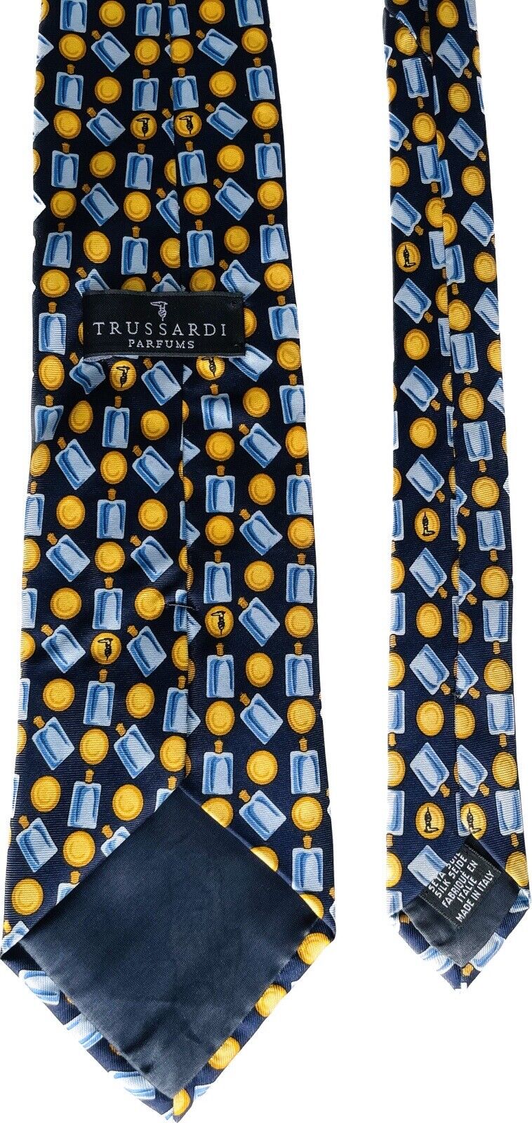 Trussardi Seidenkrawatte Herren Krawatten Tie Binder Schlips Vintage Parfüm