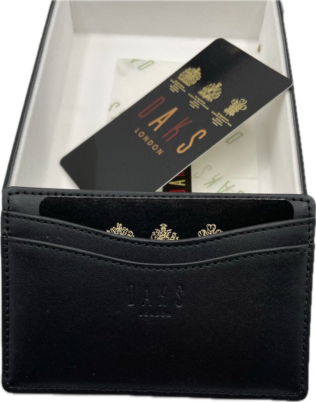 DAKS Kartenetui NEU Cardholder Portmonee Geldbörse Portemonnaie Tasche Tweed