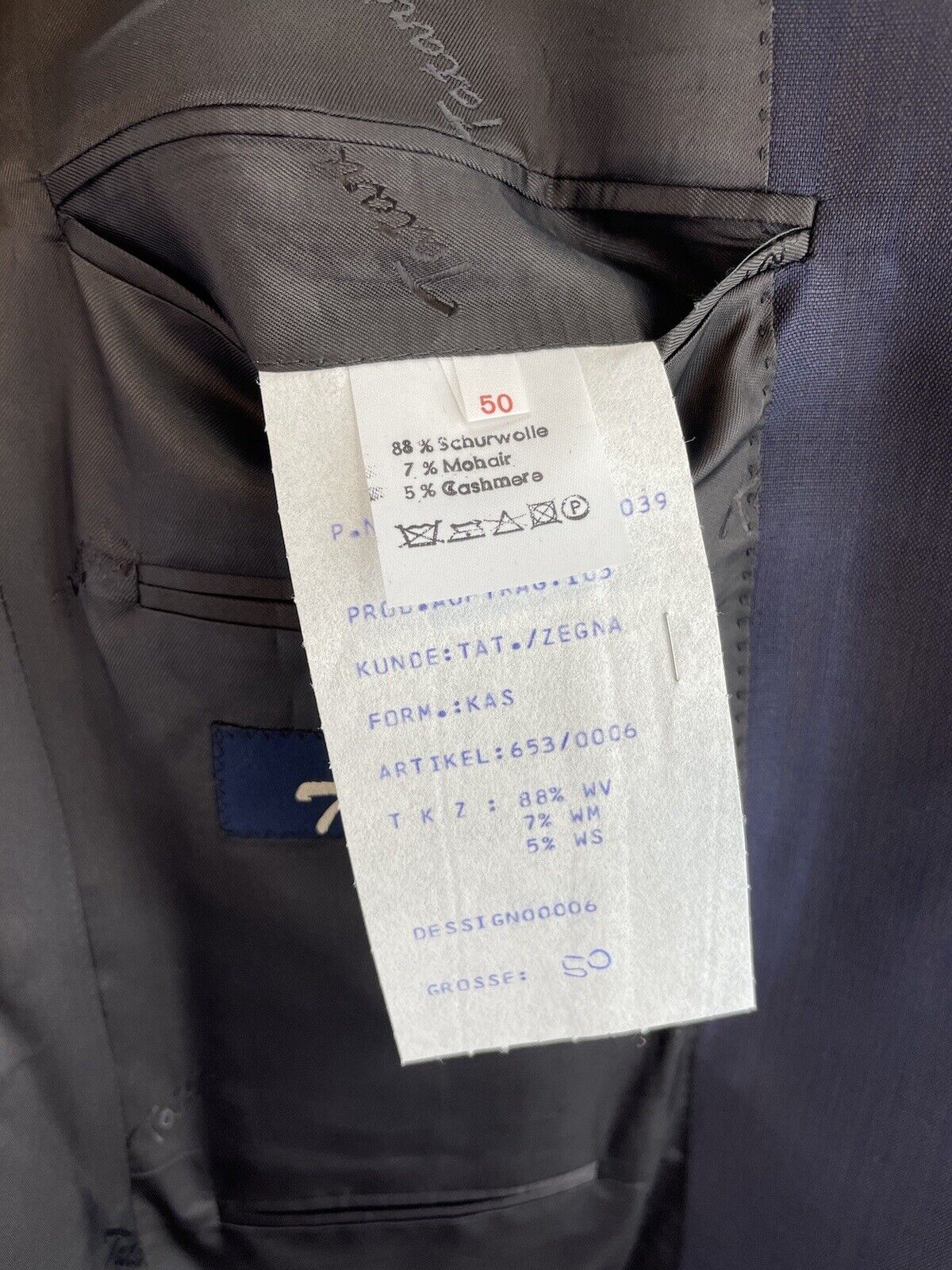 Ermenegildo Zegna Sakko Kaschmir 50 Herren Männer Jackett Sakko Anzug Jagd Tweed
