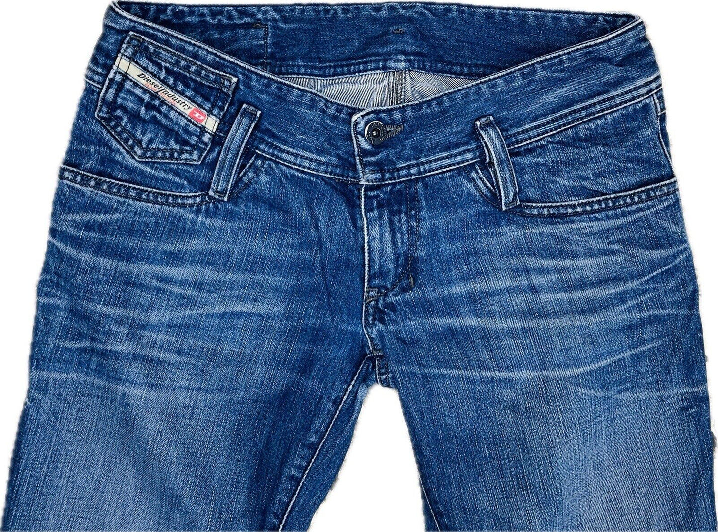 DIESEL Low Waist Jeans W28 L32 Damen Jeanshose Hose Frauen Skinny Y2K 90s