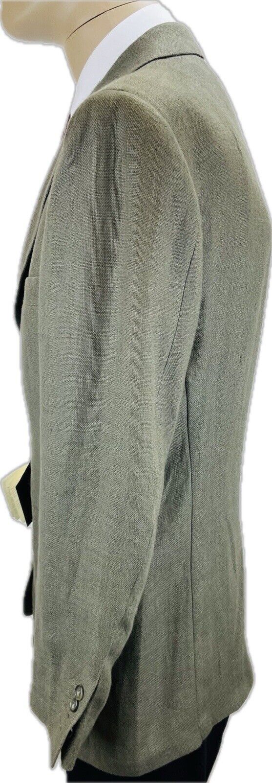 Eduard Dressler Leinensakko 50 Herren Sakko Jackett Jacke Anzug Jagd Blazer
