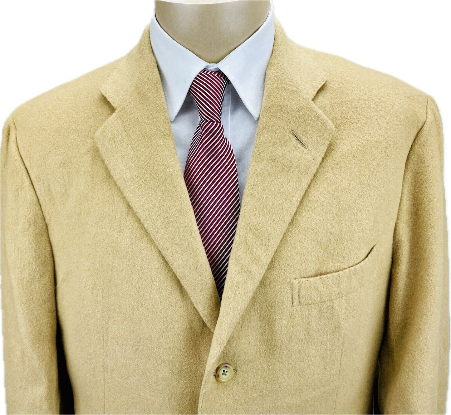 Ralph Lauren Sakko Gr. 52 Kamelhaar Herren Jackett Jacke Anzug Tweed Sakkos