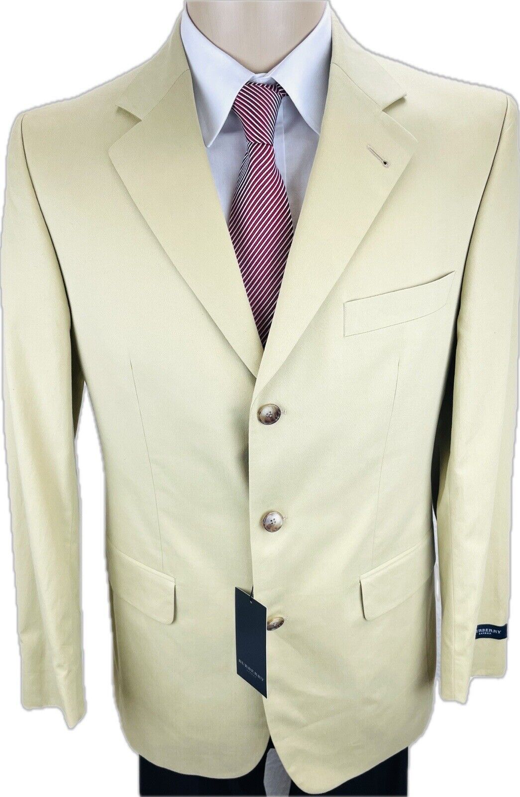 BURBERRY Sakko 50 Herren Jacke Männer Jackett Sakko Anzug Jagd Tweed Kariert Neu