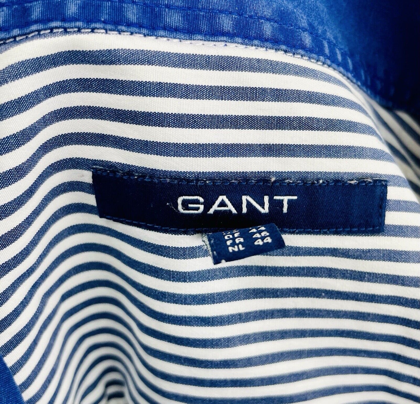 GANT Bluse Gr. L 44 Damen Hemdbluse Sweatshirt Frauen Poloshirt Hemd