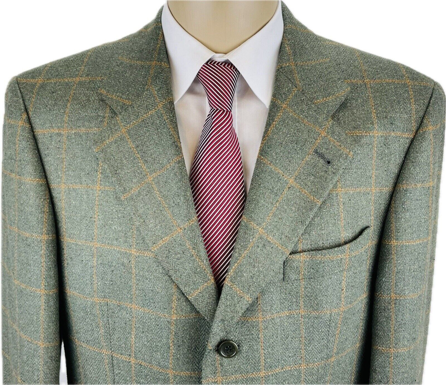 Ermenegildo Zegna Tweedsakko Seide 50 Herren Männer Jackett Sakko Anzug Jagd