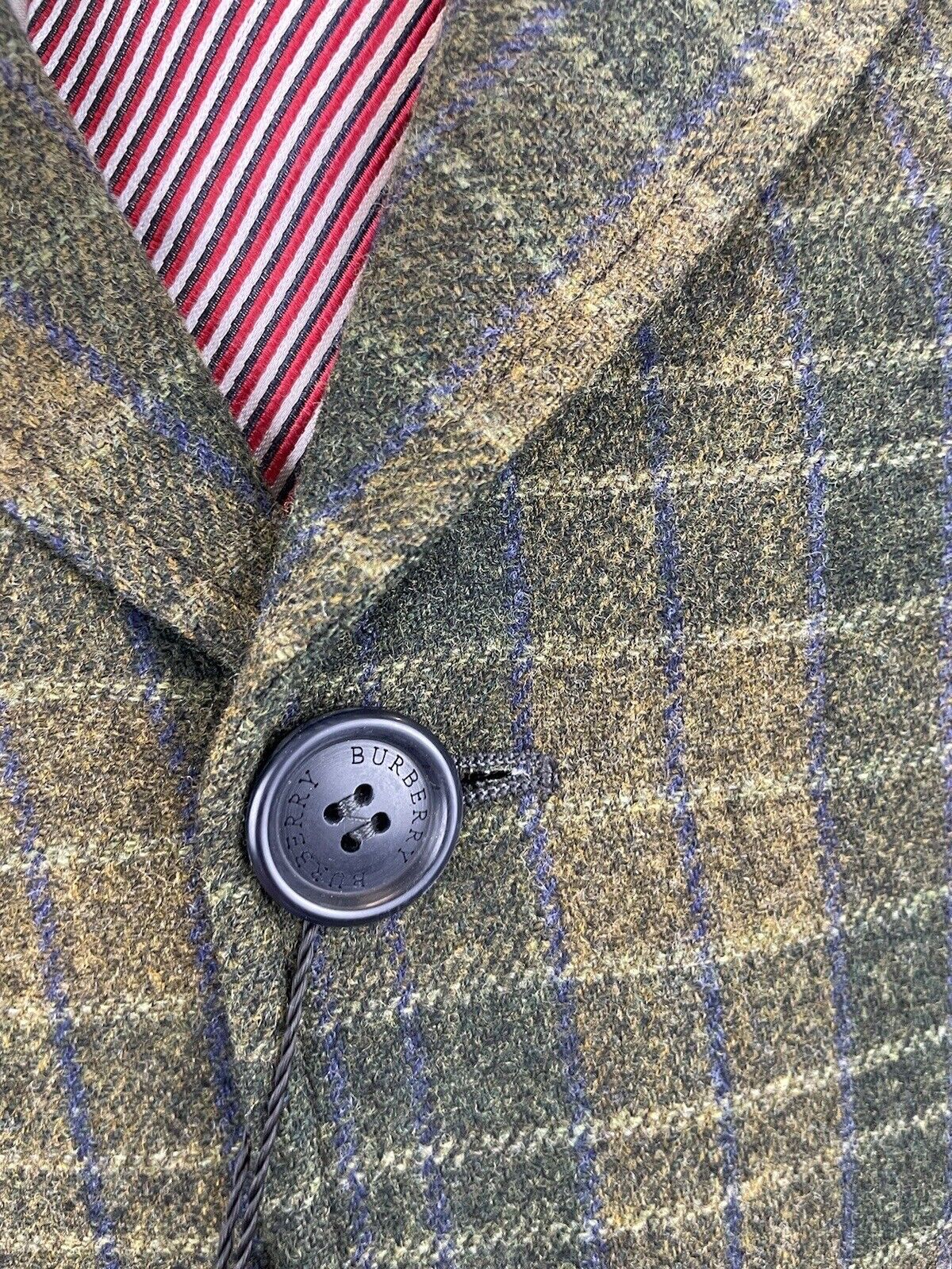 BURBERRY Tweedsakko 50 Kaschmir Herren Jacke Jackett Sakko Anzug Jagd Tweed NEU
