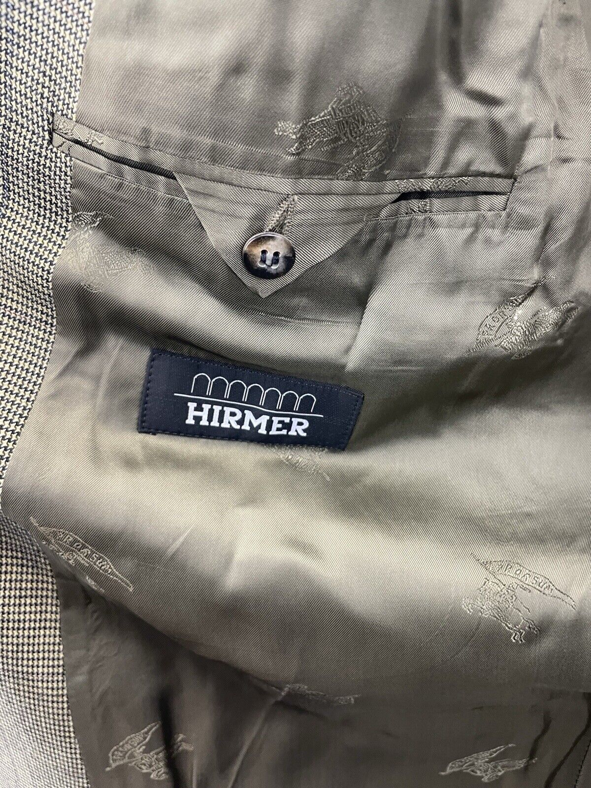 BURBERRY Sakko 28 Kariert Herren Jacke Jackett Sakko Anzug Jagd Tweed Vintage