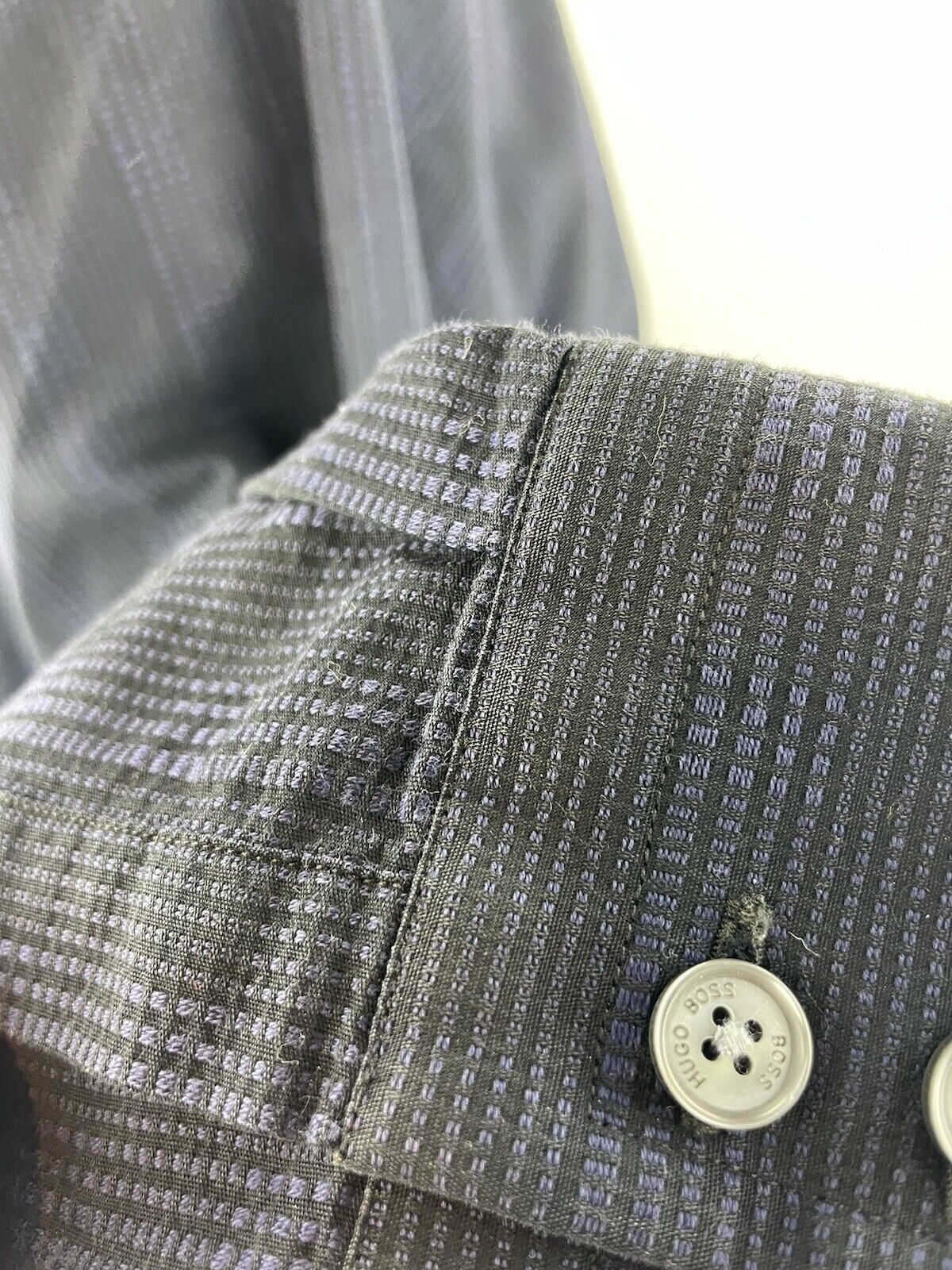 Hugo Boss Hemd Gr. 41 L Herren Hemden Männer Sweatshirt Poloshirt Businesshemd