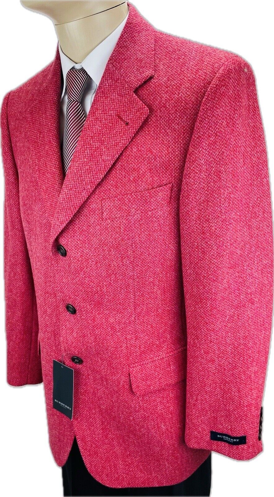 BURBERRY Tweedsakko 50 Herren Jacke Männer Jackett Sakko Anzug Jagd Tweed Neu