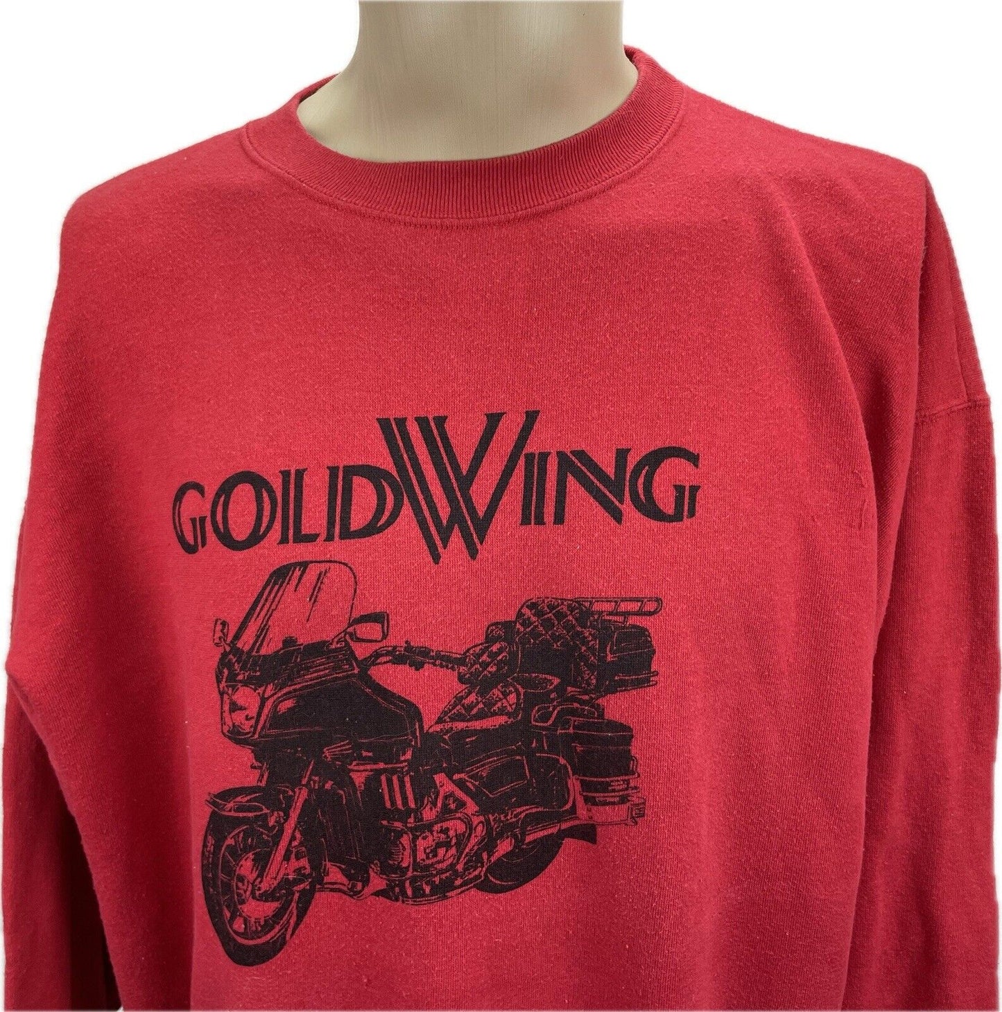 Honda Goldwing Pullover XL Herren Pulli Männer Sweatshirt Vintage 90s Y2K Retro