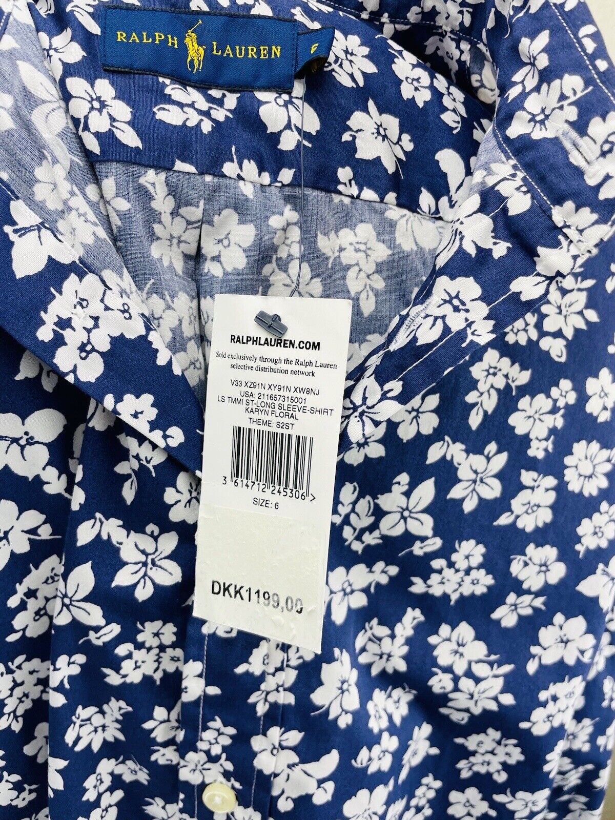 Ralph Lauren Bluse Gr. S 6 36 NEU Damen Hemdbluse Sweatshirt Frauen Poloshirt